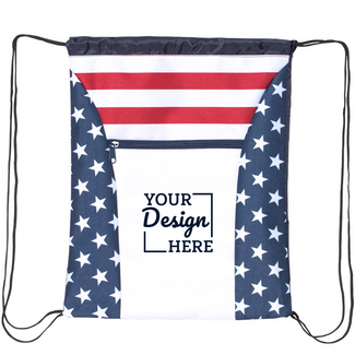 Custom Bags:  OAD5050 OAD Americana Drawstring Bag