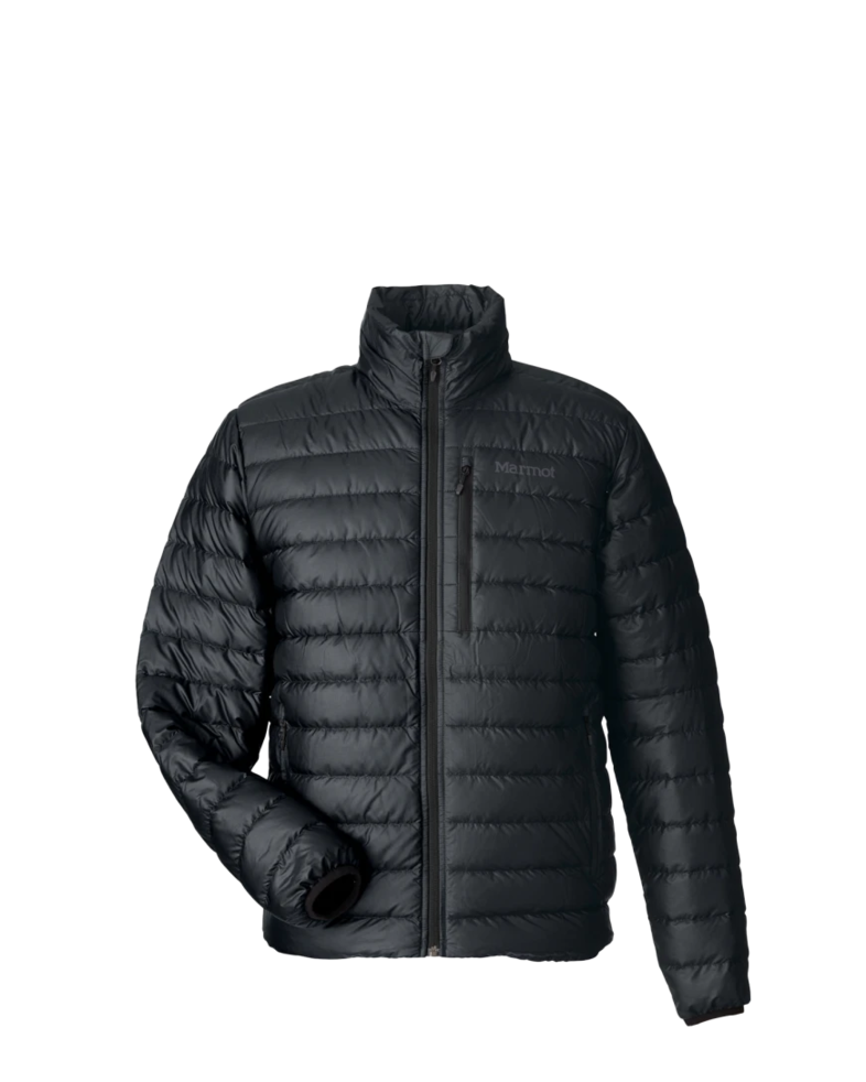 Image of a model wearing a M15915 Marmot Men's M2 Highlander Jacket