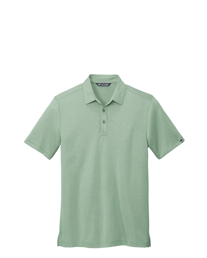Image of a model wearing a TM1MU410 TravisMathew Coto Performance Polo