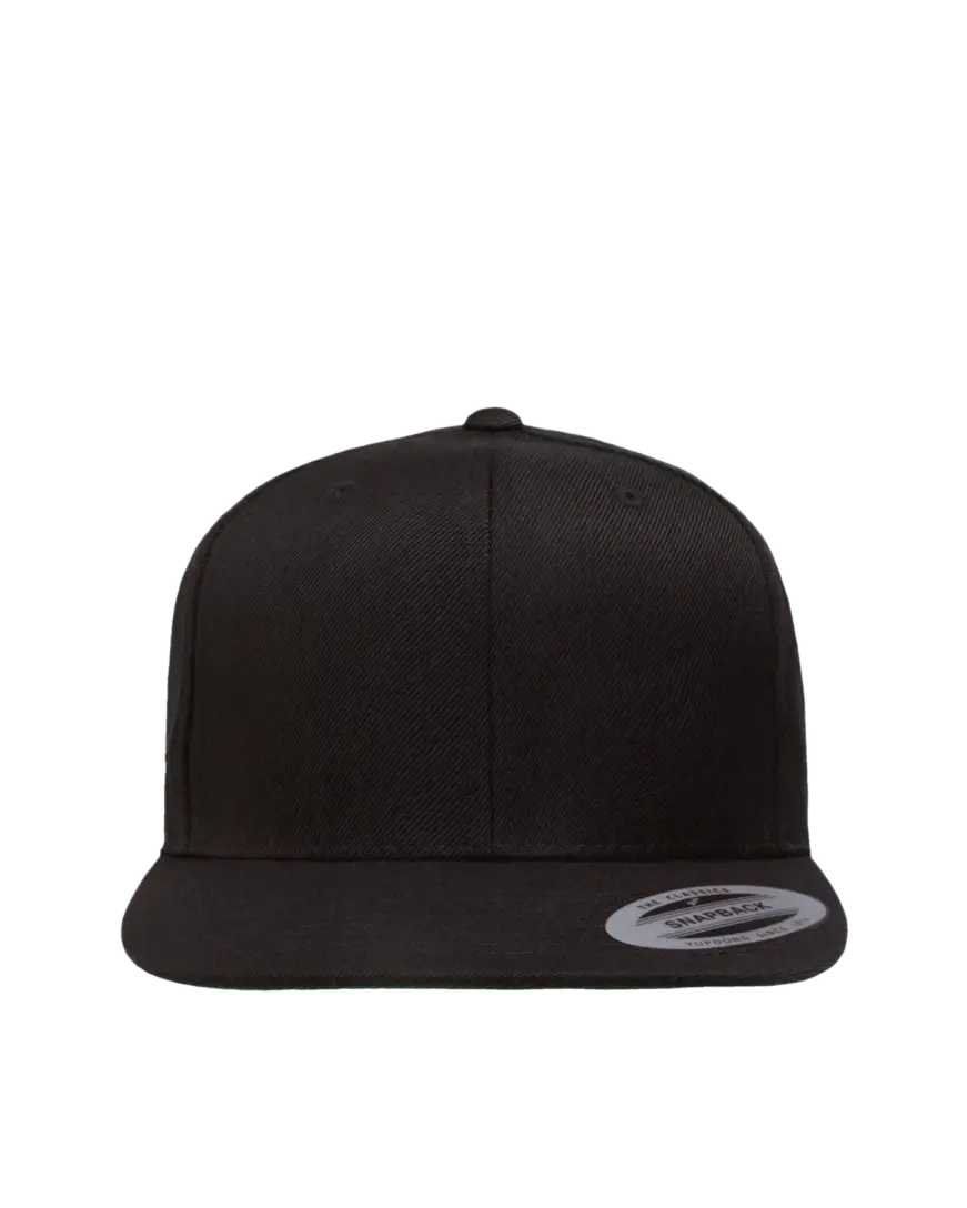 Custom Yupoong Snapback Hat - Classic 6089 Flat Bill Cap