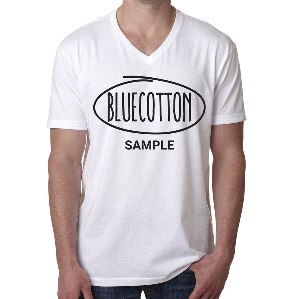 Image of Next Level 6240 Fitted CVC V-Neck T-Shirt