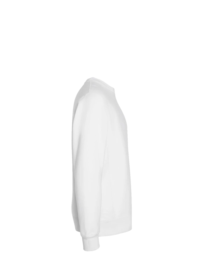 Image of a model wearing a IND5000C Independent Trading Co. Legend Premium Heavyweight Cross-Grain Crewneck Sweatshirt