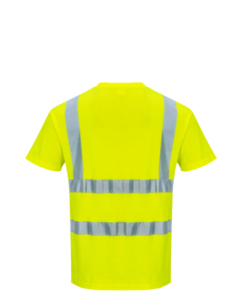 Image of a model wearing a S170 Portwest Cotton Comfort Short Sleeve T-Shirt