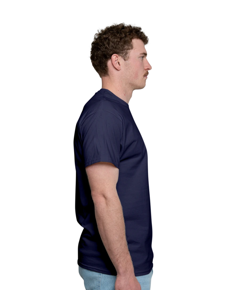 Image of a model wearing a 5250 Hanes Unisex Authentic T-Shirt