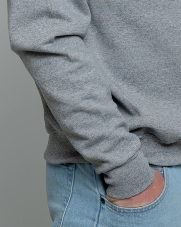 Closeup of a 4662 Jerzees Super Sweats 50/50 Crew