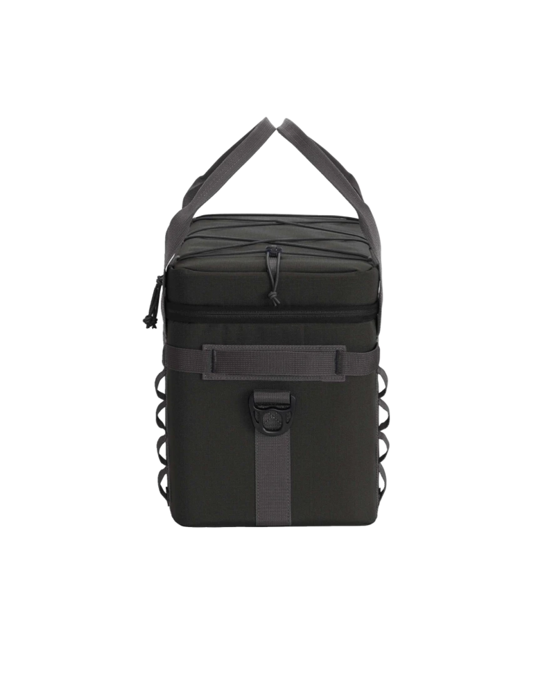 Image of a model wearing a EB800 Eddie Bauer Max Cool 24-Can Cooler