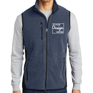 Custom Fleece Jackets:  F228 Port Authority R-Tek Pro Fleece Full-Zip Vest