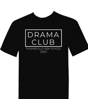 Drama Club Box Text design idea