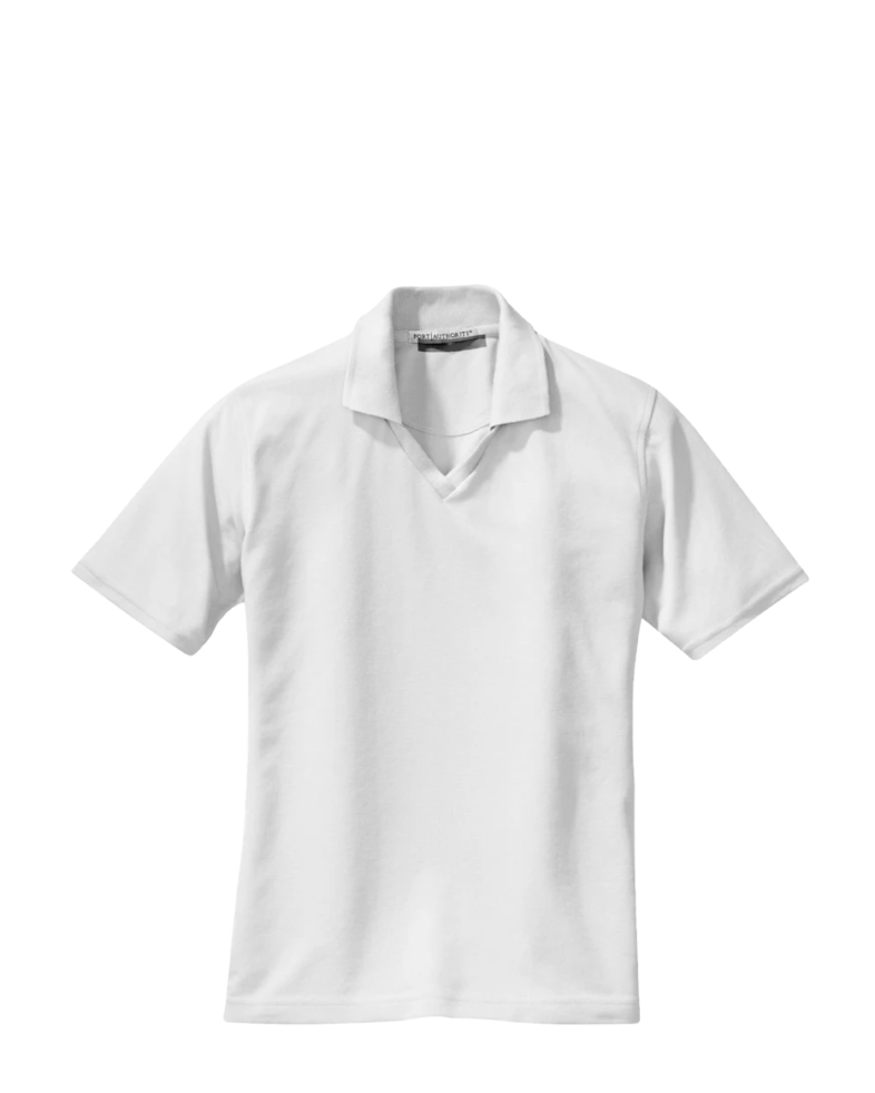 Image of a model wearing a L455 Port Authority Ladies' Rapid Dry Polo
