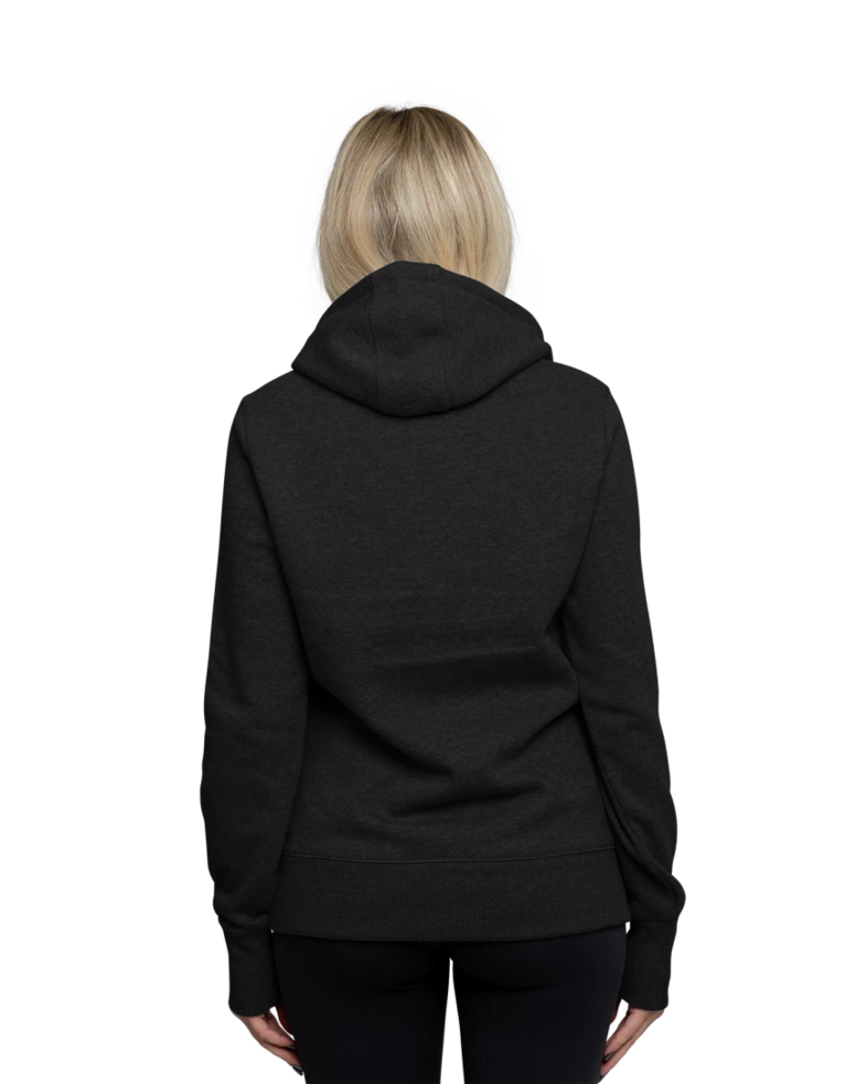 Image of a model wearing a LST254 Sport-Tek Ladies Pullover Hooded Sweatshirt