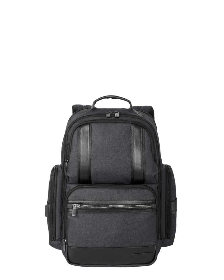 Image of a model wearing a BB18820 Brooks Brothers® Grant Backpack