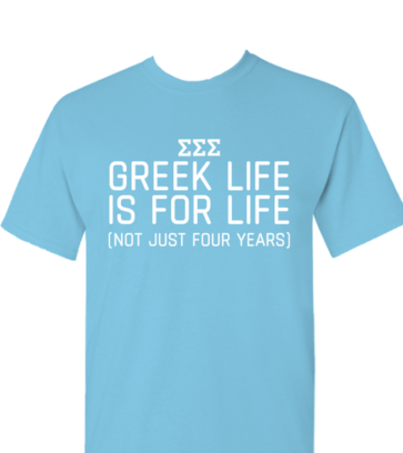Greek Life for Life design idea