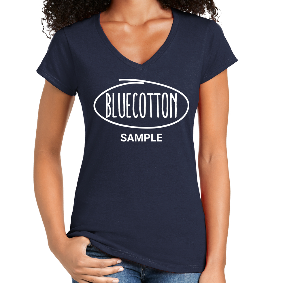 Image of 64V00L Gildan Softstyle® Women’s V-Neck T-Shirt