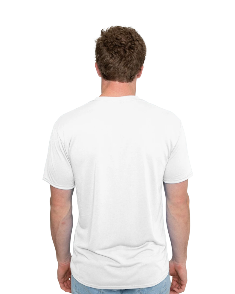 Image of a model wearing a 42000 Gildan Core Performance Tee
