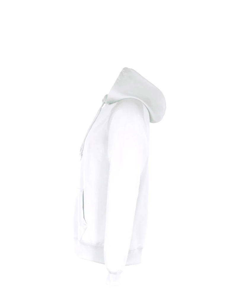 Image of a model wearing a 1460 Badger Fleece Ladies Hooded Pullover