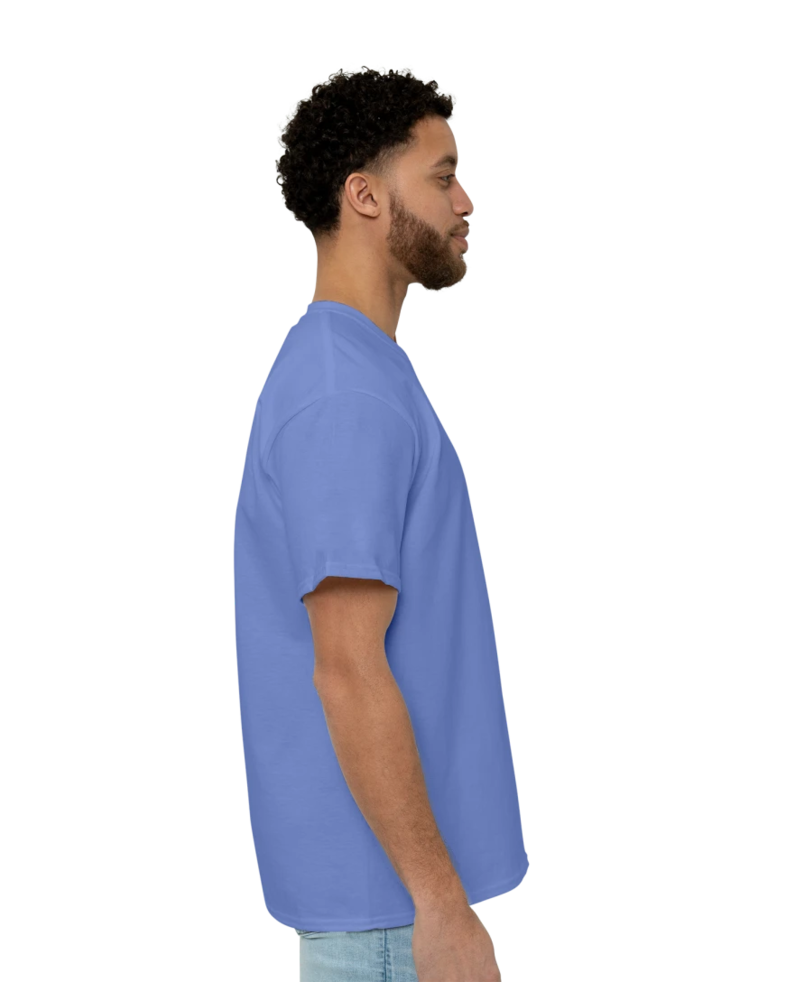 Image of a model wearing a PC61 Port & Company Essential Tee
