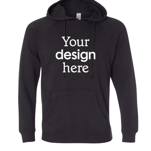 Sample image of PRM33SBP Independent Trading Co. Unisex Special Blend Raglan Hooded Sweatshirt