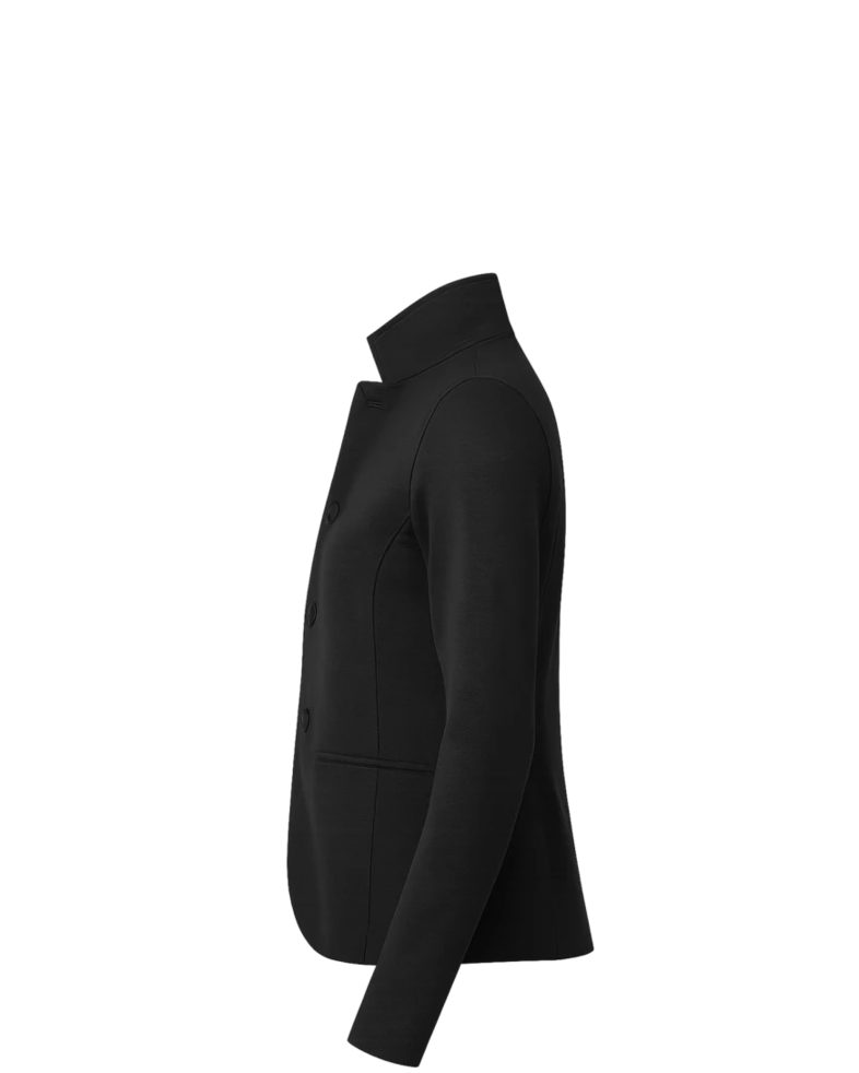 Image of a model wearing a BB18205 Brooks Brothers® Women’s Mid-Layer Stretch Button Jacket