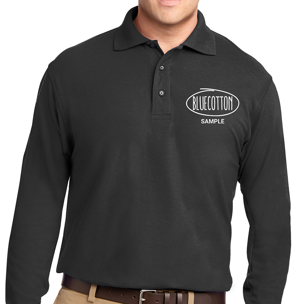 Image of K500LS Port Authority Silk Touch Long Sleeve Polo
