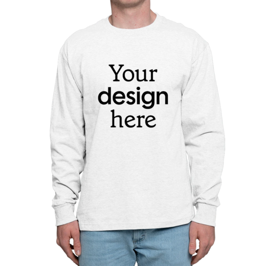Sample image of 5186 Hanes Beefy-T Long Sleeve