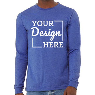 Custom Featured Brands:  3501CVC Bella + Canvas Unisex Heather CVC Long Sleeve Tee