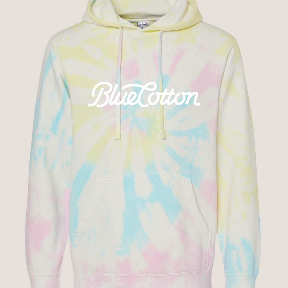 Image of PRM4500TD Independent Trading Co. Unisex Midweight Tie-Dyed Hooded Sweatshirt