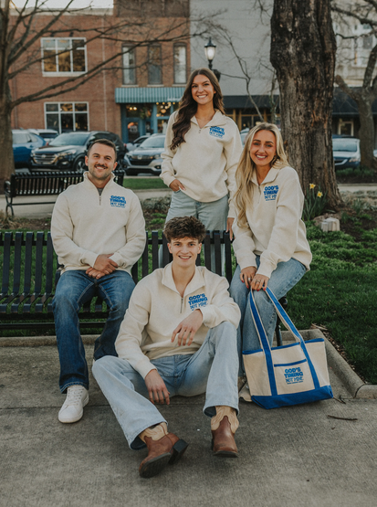 Customer photo for 5125 AS Colour Stencil Half Zip Crew