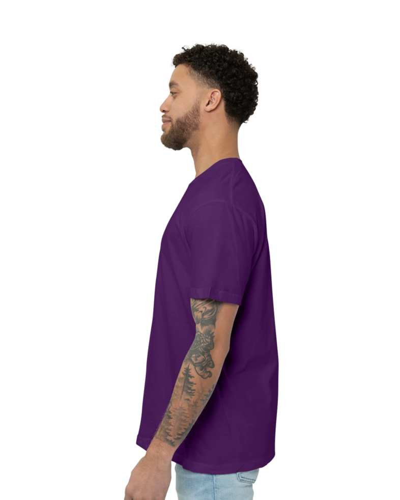 Image of a model wearing a 2001 American Apparel Fine Jersey Tee
