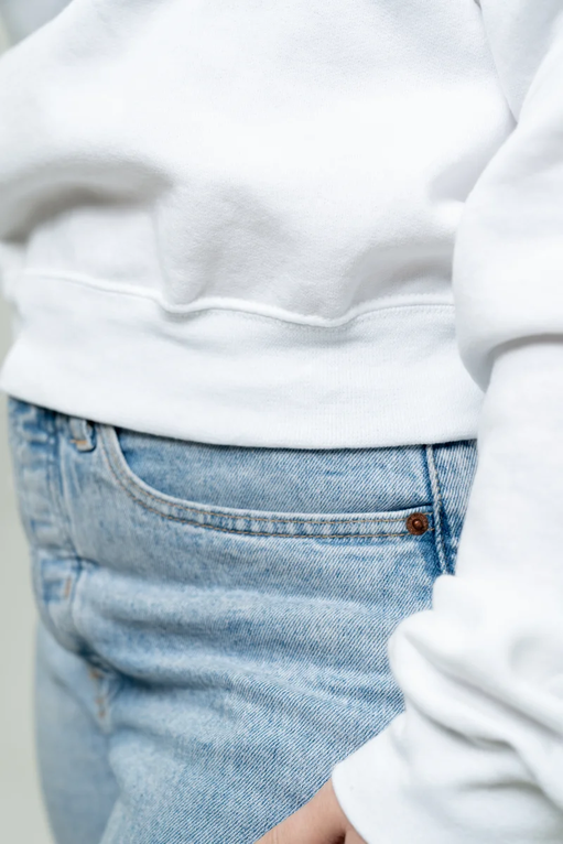 Closeup of a 995M Jerzees Nublend Adult Quarter-Zip Cadet Collar Sweatshirt