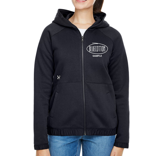 Sample image of 1351229 Under Armour Ladies Hustle Full-Zip Hooded Sweatshirt