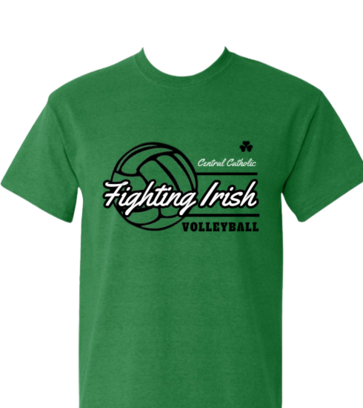 Fighting Irish Volleyball design idea