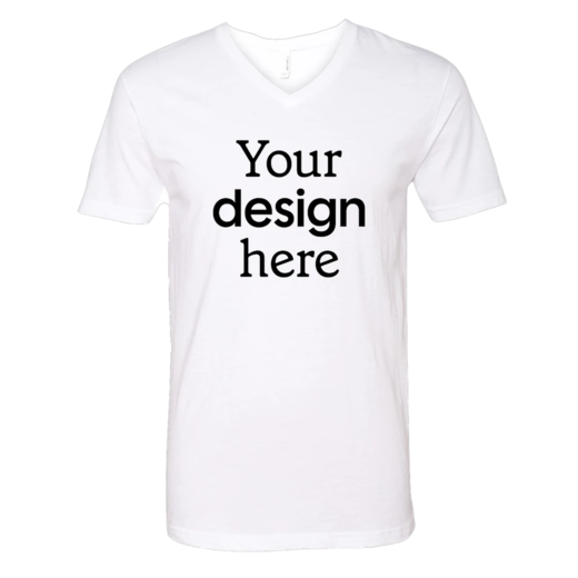 Sample image of Next Level 6240 Fitted CVC V-Neck T-Shirt