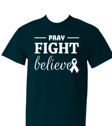 pray, fight, believe design idea