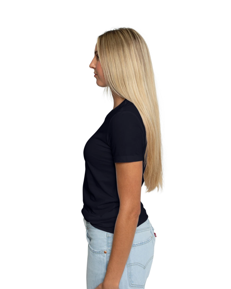 Image of a model wearing a 6004 Bella + Canvas Ladies' Favorite Tee
