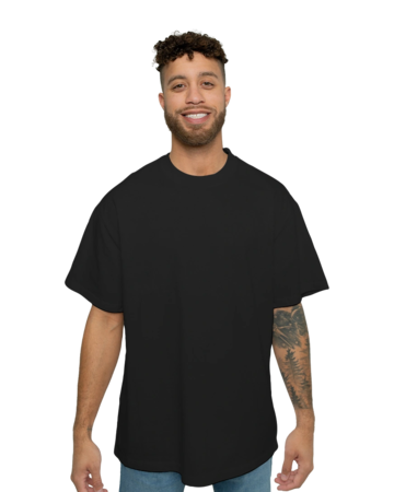 Model wearing a 5082 AS Colour Heavy Faded Tee