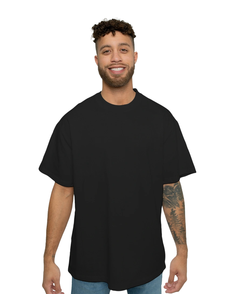 Image of a model wearing a 5082 AS Colour Heavy Faded Tee