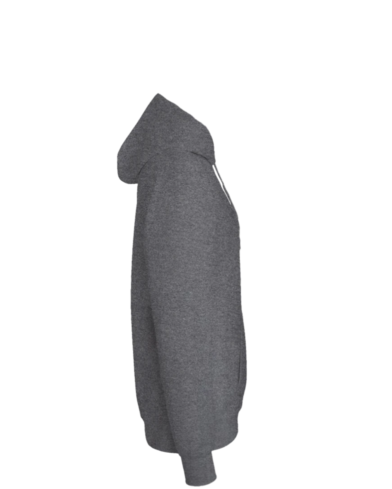 Image of a model wearing a F170 Hanes Pullover Hooded Sweatshirt