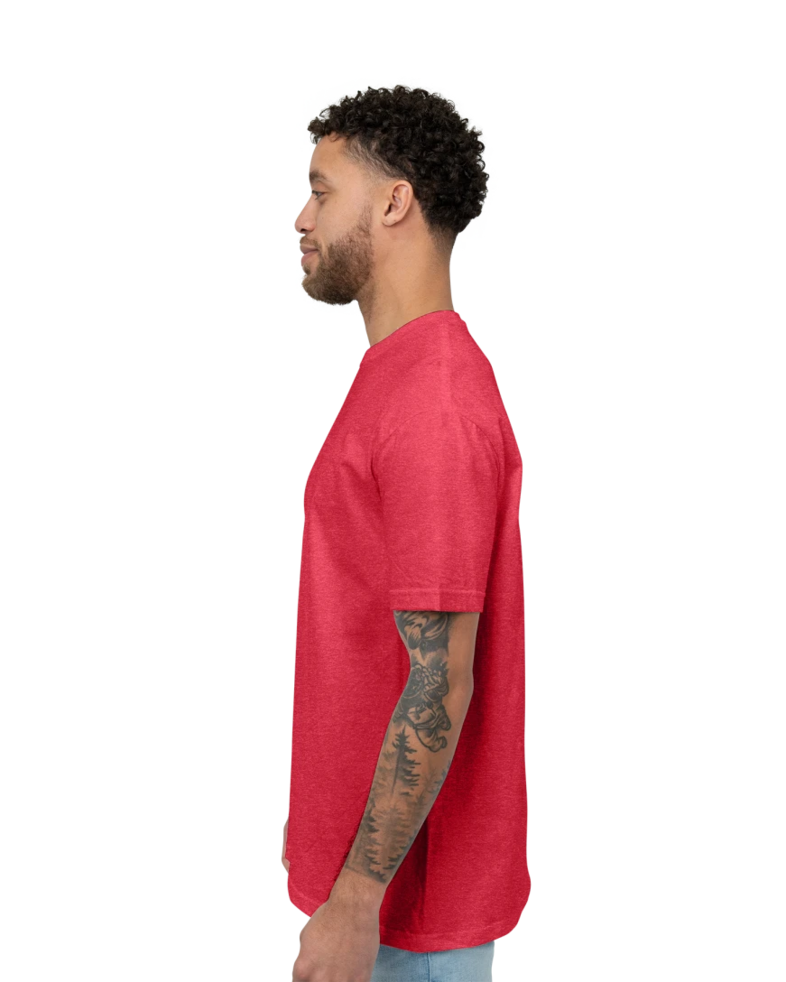 Image of a model wearing a 64000 Gildan SoftStyle Tee