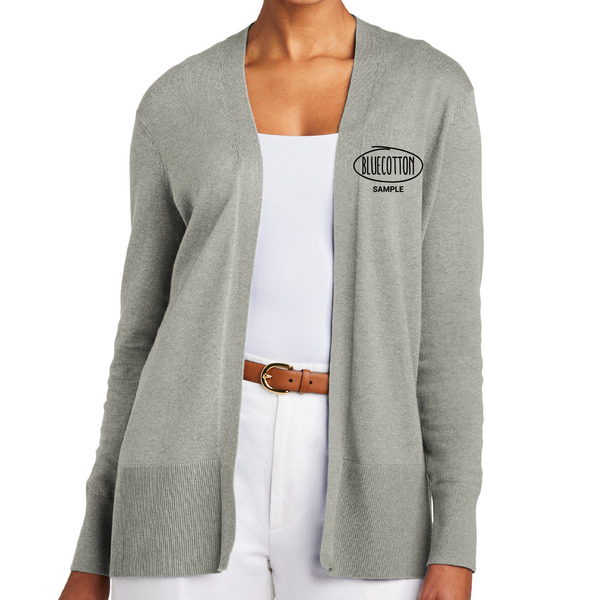 BB18403 Brooks Brothers® Women’s Cotton Stretch Long Cardigan Sweater