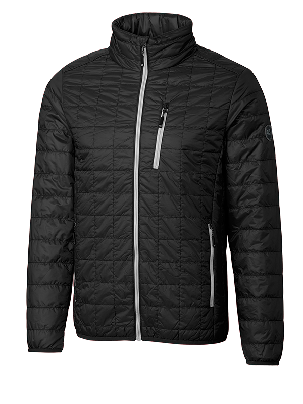 MCO00018 Cutter & Buck Rainier PrimaLoft® Mens Eco Insulated Full Zip Puffer Jacket