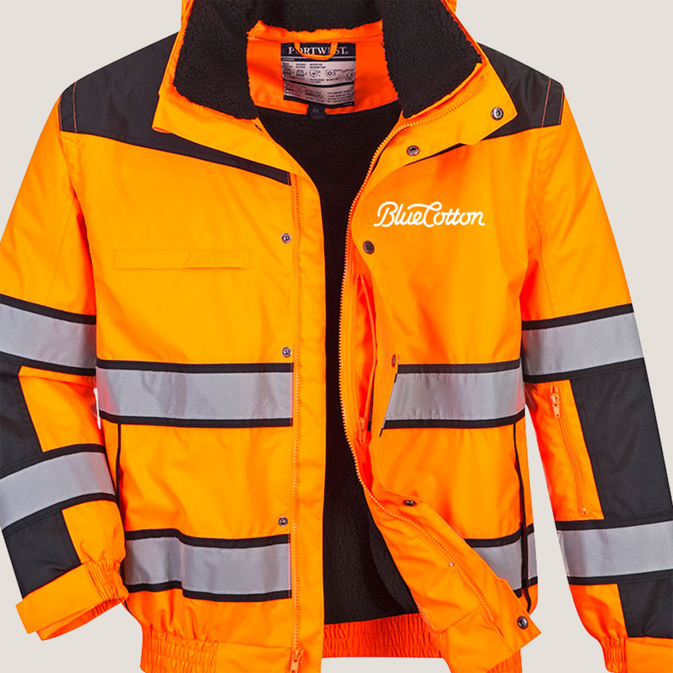 Image of UC466 Portwest Hi-Vis Classic Bomber Jacket