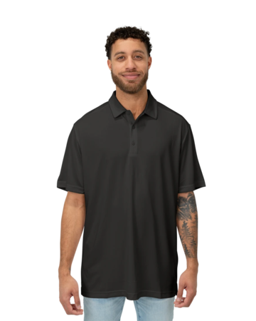 Model wearing a K864 Port Authority® C-FREE™ Snag-Proof Polo