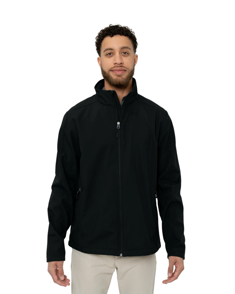 Image of a model wearing a J317 Port Authority Core Soft Shell Jacket