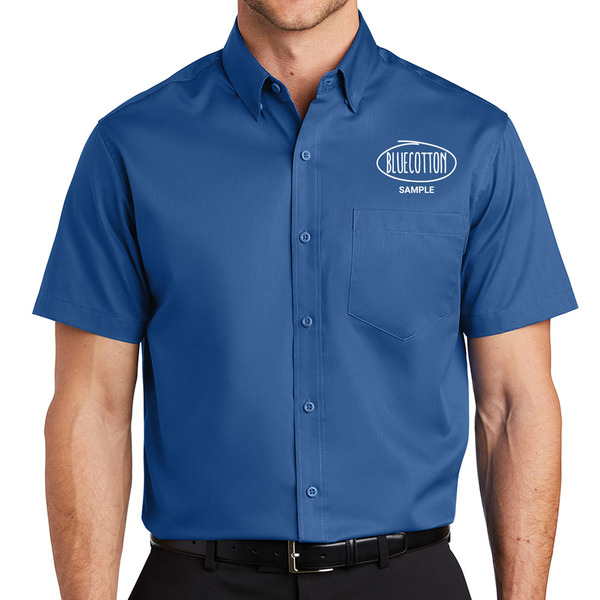S664 Port Authority Short Sleeve SuperPro Twill Shirt