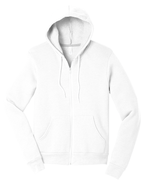 3739 Bella + Canvas Unisex Sponge Fleece Full-Zip Hoodie