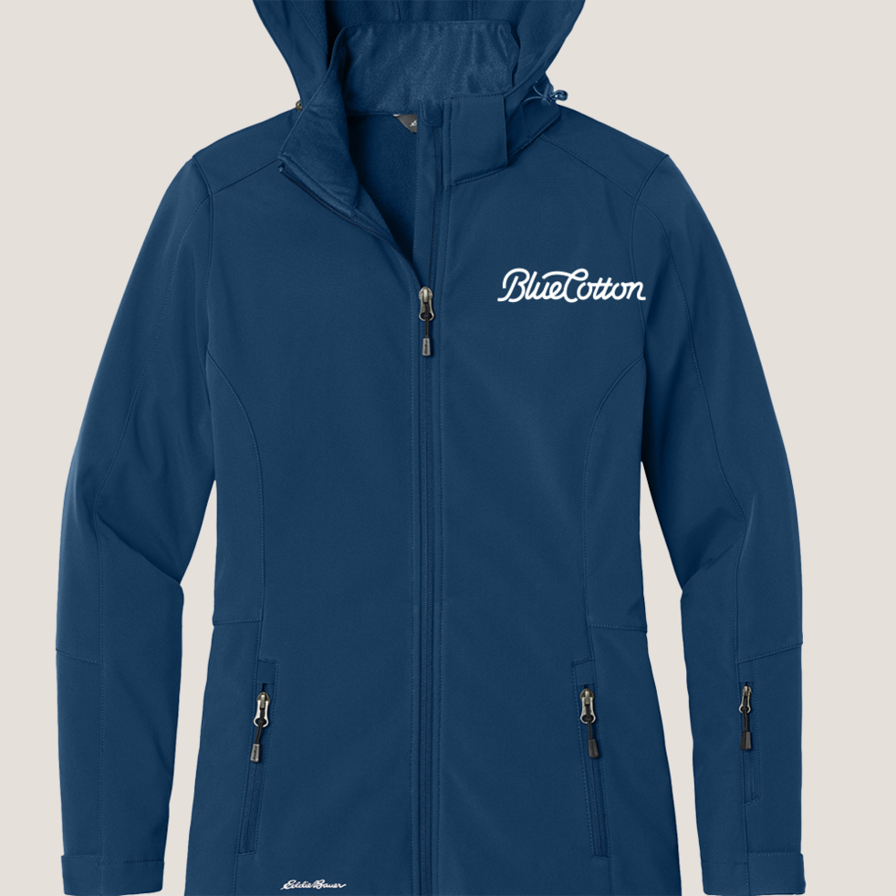Image of EB537 Eddie Bauer Ladies Hooded Soft Shell Parka