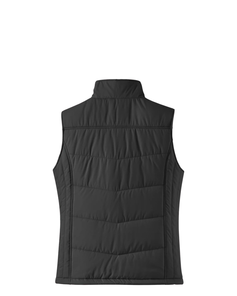 Image of a model wearing a L709 Port Authority Ladies Puffy Vest