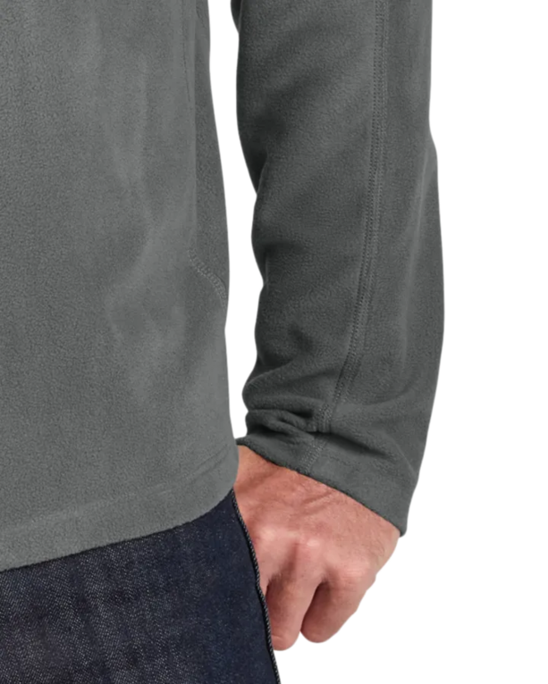 Closeup of a F224 Port Authority Microfleece 1/2-Zip Pullover