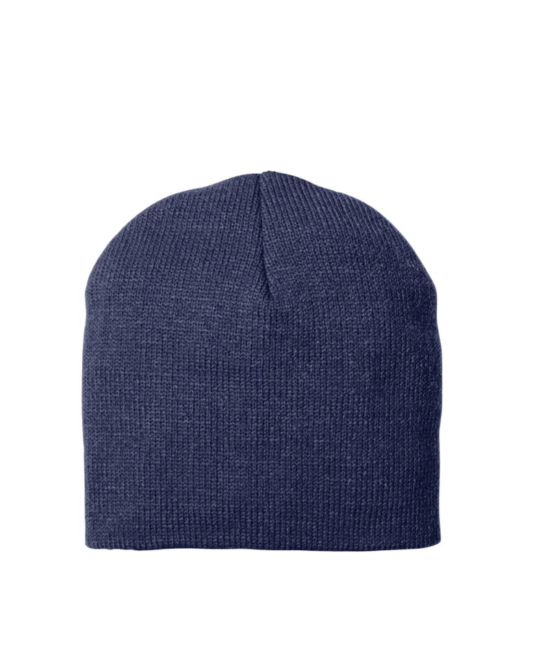 Image of a model wearing a CP91 Port & Company Beanie Cap