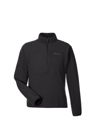 Model wearing a M12650 Marmot Men's Rocklin Half-Zip Jacket